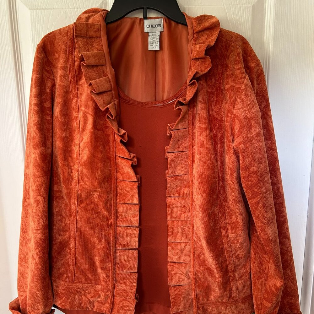 Chico's Orange Blazer